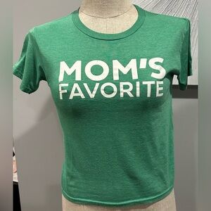 x-small Green Graphic Tee - Mom's Favorite